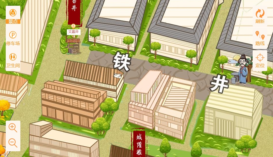 石龙智慧景区：手绘地图与语音导览的完美融合